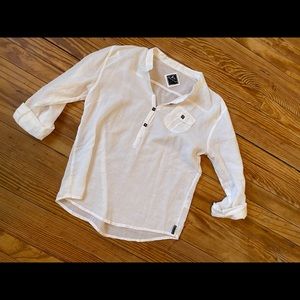 Blanc Du Nil white linen shirt